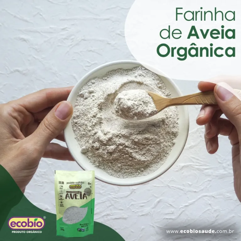 Farinha de aveia orgânica